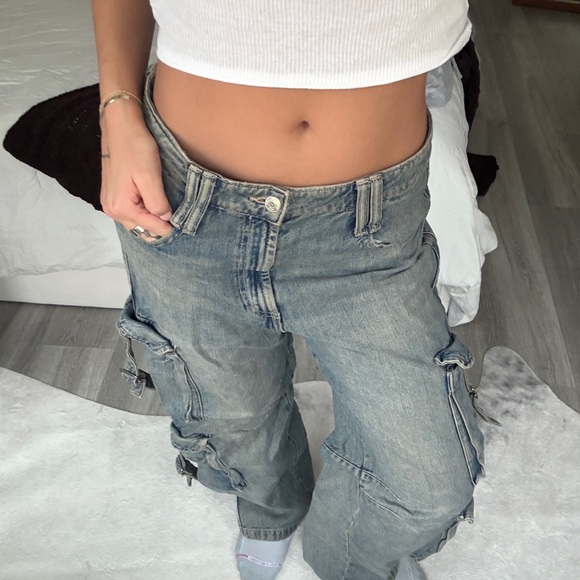 Zara baggy cargo jeans - Picture 4 of 5